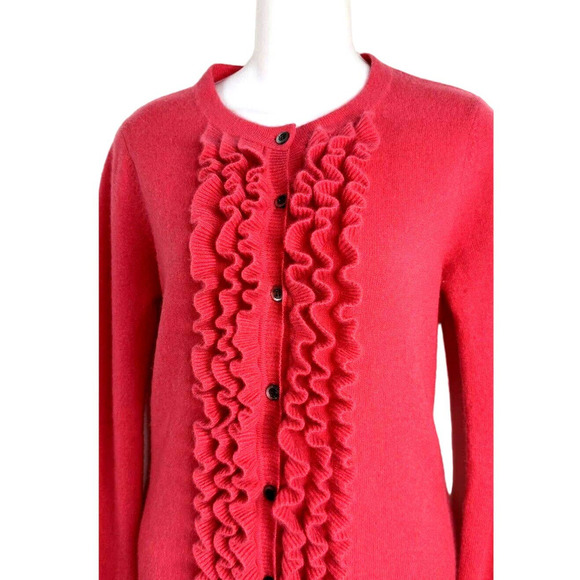 Oats Cashmere‎ By Debra Hayburn 100%Cashmere Cardigan Sweater Pink S - Picture 2 of 5